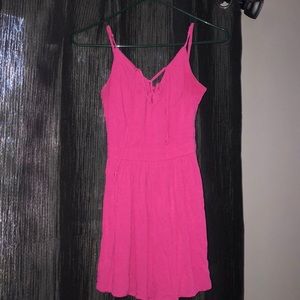 a pink romper